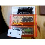 Five boxed Hornby 00 gauge locomotivesR.158 GWR Pannier Tank (Black Livery) R.173 GWR '150' 0-4-