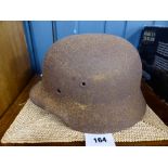 A WWII Guernsey Occupation German helmet a/f.