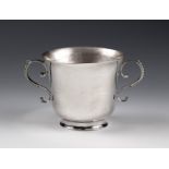 A Channel Islands silver christening cup, with very unusual maker's mark NP struck once below rim (