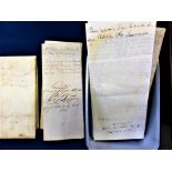 A small quantity of various Guernsey Legal documents c1804 (10).