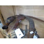 A group of weapons from the Southern Hemisphereprobably 20th century, to include two boomerangs,