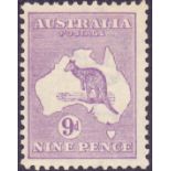 Australia Stamps : 1915 9d Violet lightly mounted mint SG 39