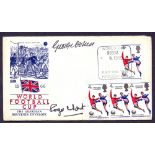Roger Hunt and George Cohen signed 1966 Football World Cup cover