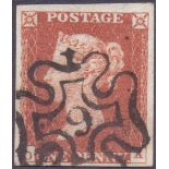 STAMPS : 1841 1d Red,