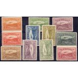 NEW GUINEA STAMPS : 1939 New Guinea airmail mounted mint set to 2/-.