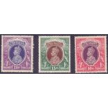 INDIA STAMPS : 1937 mounted mint set of 18 to 25R,