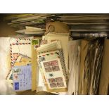 POSTAL HISTORY : Very large box of MALAYA and MALAYSIA commercial covers (100's)