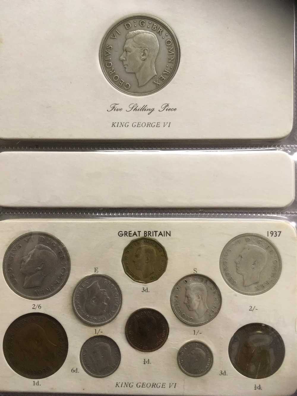 COINS : 1937-1952 GVI coin collection in album. - Image 2 of 3