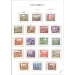 AUSTRIA STAMPS: 1984-97 Superb unmounted mint collection in padded green peg album.