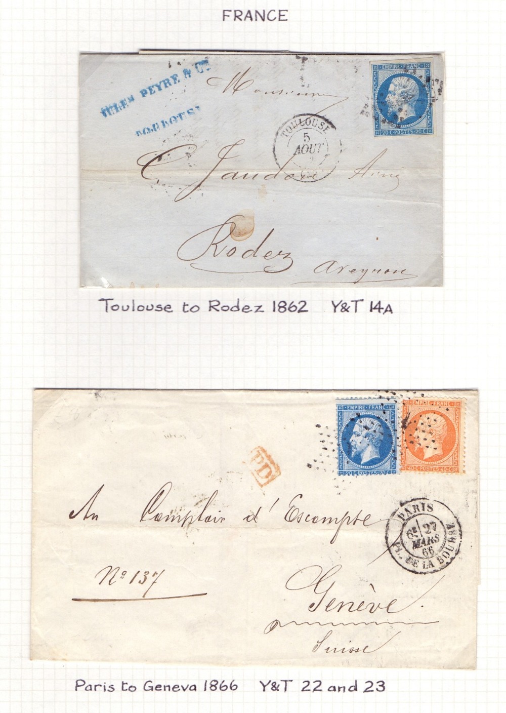 STAMPS : EUROPEAN, collection on album pages with useful France inc early covers,