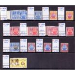 STAMPS : Malayan States ex-dealers stock in display book, mint and used,