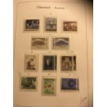 AUSTRIA STAMPS : 1945-83 mint and used collection in padded green album.