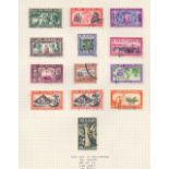 NEW ZEALAND STAMPS : Mint & used collection on album pages with George V & George VI issues inc