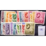 SEYCHELLES STAMPS : 1938 mounted mint set to 5r SG 135-149