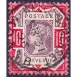GREAT BRITAIN STAMPS : 1901 10d Dull Purple and Carmine.