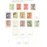 AUSTRALIA STAMPS : Small collection of early Australia 1913 - 1931 on album pages mint and used