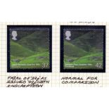 GREAT BRITAIN STAMPS : Scotland 37p Trial of the 42p value with different inscription.