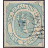 AUSTRALIAN STATES STAMPS : A fine collection in album inc New South Wales 1850 1d (plate II) fine