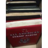 USA STAMPS : Collection in four albums, two printed albums & a small stockbook.