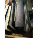 STAMPS : Mixed box of albums and stock books including Channel Islands covers,