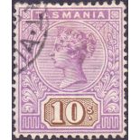 AUSTRALIAN STATES STAMPS : Collections & part collections in ten albums with some very useful items