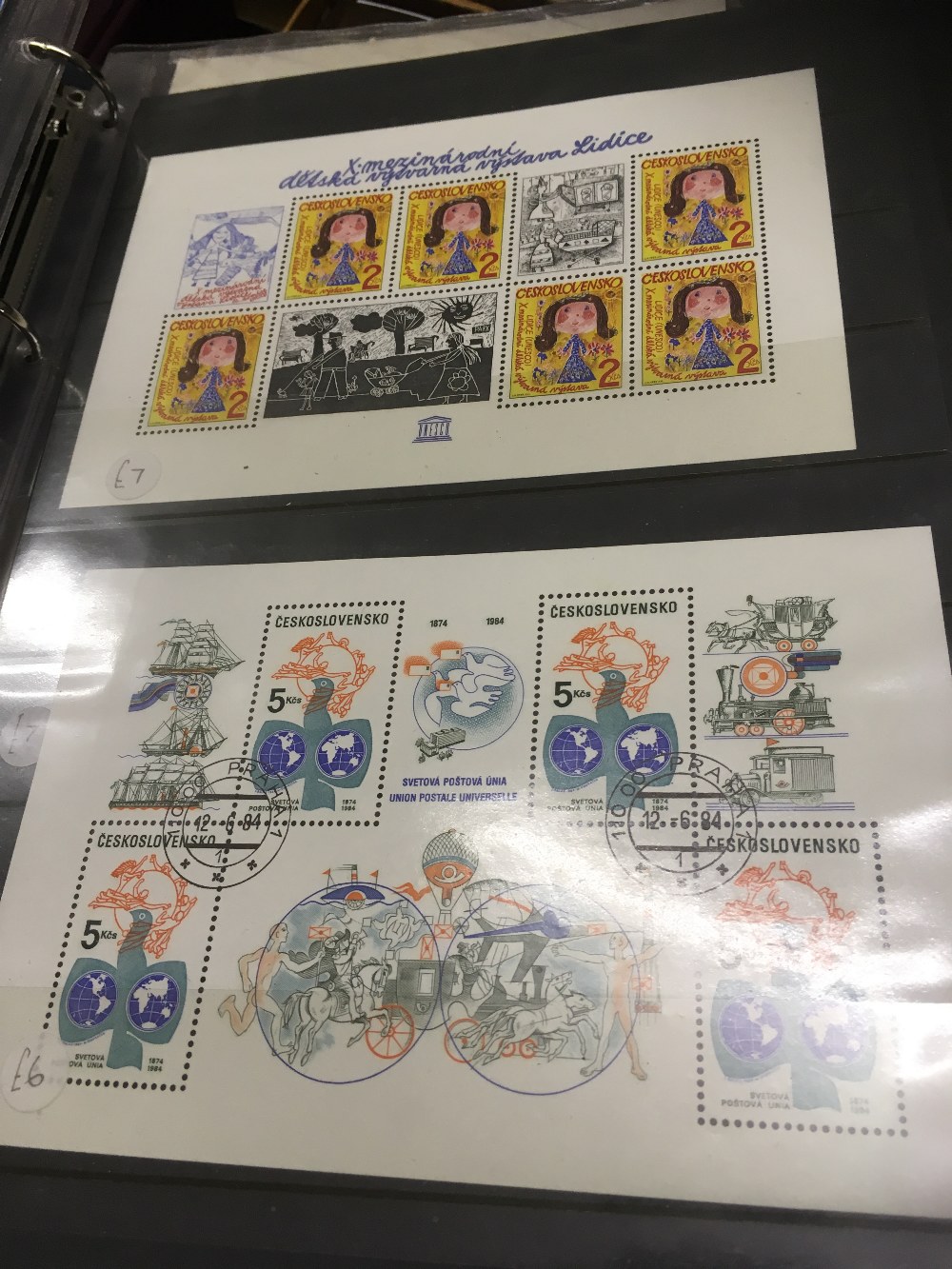 STAMPS : World accumulation in two boxes, - Image 3 of 5