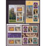 STAMPS : Royalty Collection in 2 modern albums, unmounted mint, stamps and minisheets.