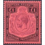 NYASALAND STAMPS : Fine collection in album inc 1891 B.C.A.