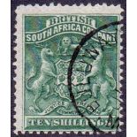 RHODESIA STAMPS : 1892 10/- Deep Green,