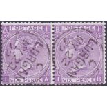 GREAT BRITAIN STAMPS : 1870 6d Mauve plate 9 ,