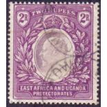 KENYA STAMPS : KUT 1904 2r Dull and Bright Purple. Fine used with Multi Crown CA watermark.