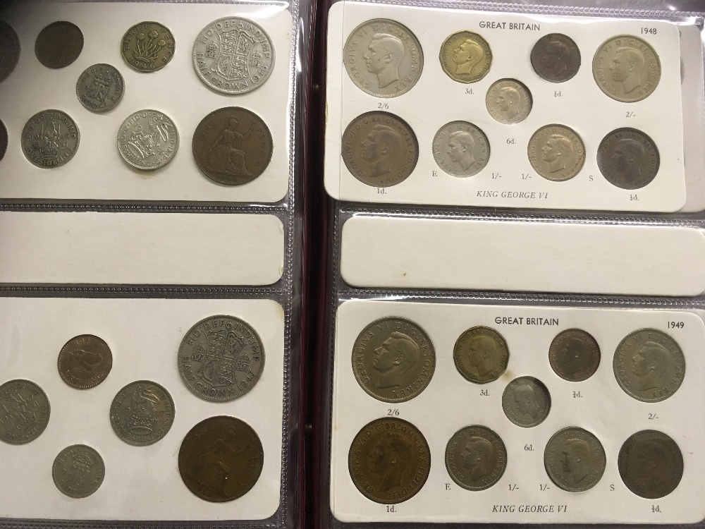 COINS : 1937-1952 GVI coin collection in album. - Image 3 of 3