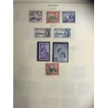 CYPRUS STAMPS : 1942 -83 mounted mint and used on pages from 1948 Wedding, 1955 to 500mills,