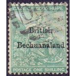 STAMPS : 1886 1/- Green,