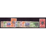 CAYMAN STAMPS : 1935 lightly mounted mint set to 10/- SG 96-107