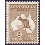 AUSTRALIA STAMPS : 1913 2/- Brown.