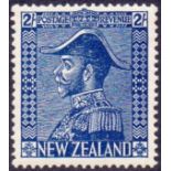 NEW ZEALAN STAMPS : 1926 2/- Deep Blue,
