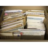 POSTAL HISTORY : Military and Field Post mail, 1953-1990's approx 900 items.