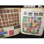 STAMPS : World collection in red Strand Album,