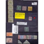 STAMPS: Small batch of mint ad used Commonwealth, noted to include New South Wales 5d M/M,