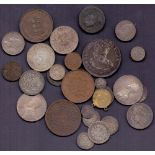 COINS : Mixed accumulation of old coins mixed condition but worth a look through.