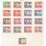 STAMPS : BRITISH COMMONWEALTH, mostly mint collection of EDVII to early QEII in album.