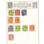 STAMPS : World Album of mainly basic stamps including a page of early China etc.