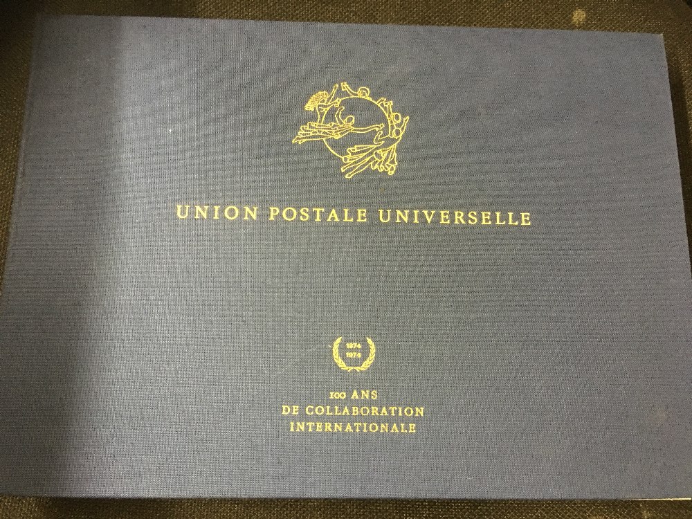 STAMPS : WORLD, collection of 1974 Universal Postal Union issues in special album.