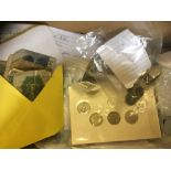 COINS : Accumulation of World and Great Britain coins including some pre 47 silver coins (approx