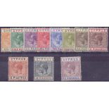 CYPRUS STAMPS : 1912 GV mounted mint set of 11 to 45p SG 74-84 Cat £250