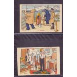 POSTCARDS : Numbered set of twenty comic WWI postcards entitled "Our Sailors" by H.
