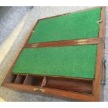 ANTIQUE FURNITURE : Edwardian writing slope with inners