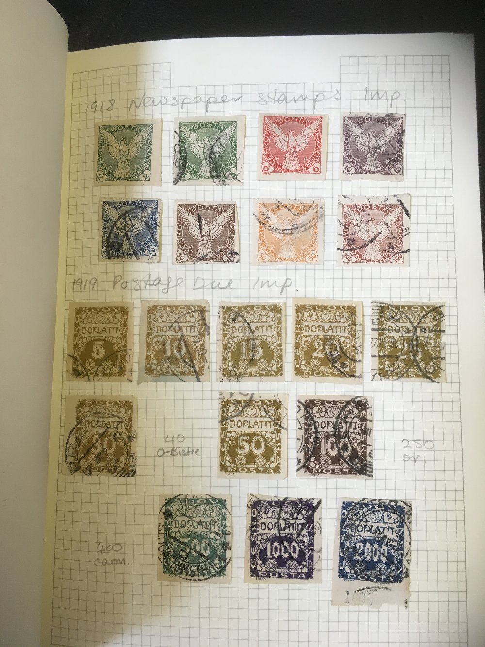 STAMPS : CZECHOSLOVAKIA & HUNGARY, used collection neatly presented in four albums. - Image 2 of 3