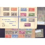 NEWFOUNDLAND STAMPS : Small accumulation mint and used plus a couple of GVI first day covers,